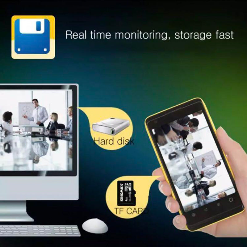 QZT Z10 Alarm Clock WiFi Night Vision Spy Hidden Camera