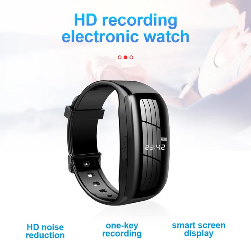 D5 Watch Design Noise Reduction Voice Recorder Hidden Camera Audio Video Recorder