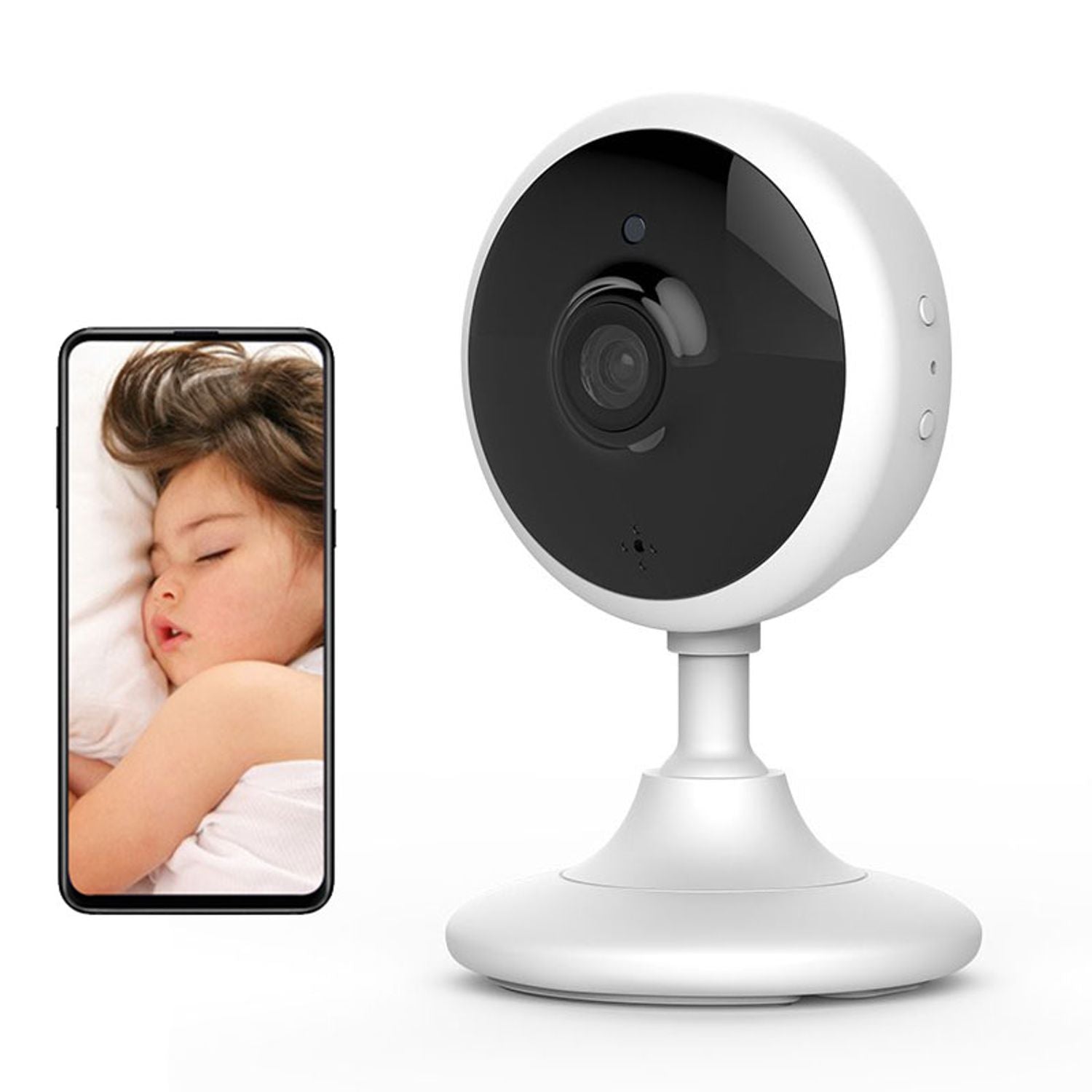 QZT 702JBU HD 1080P Security WiFi or Wireless Indoor Baby Monitor Tuya IP Camera