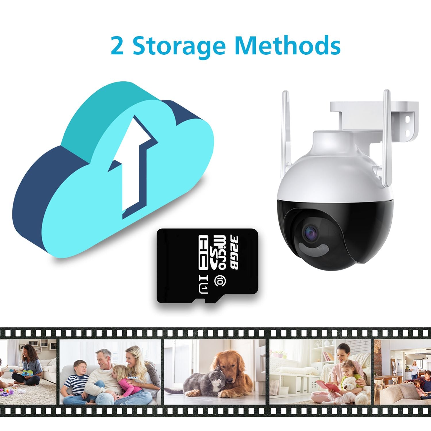 QZT A18 Outdoor wireless or Wifi Night Vision Security Surveillance Indoor Dome Camera IP