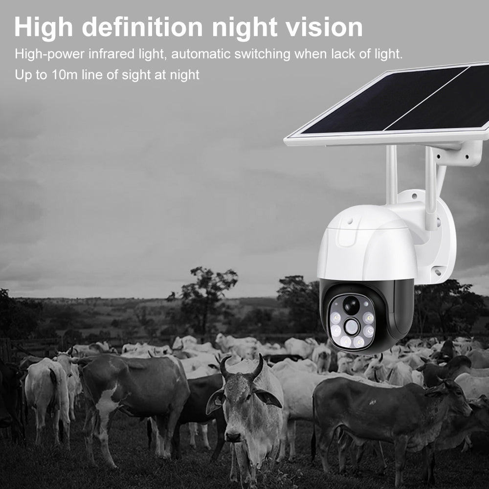 Bulk Price VRT-VC9-G Outdoor 1080P CCTV Surveillance Video Recorder Night Vision Wireless Security ptz solar camera