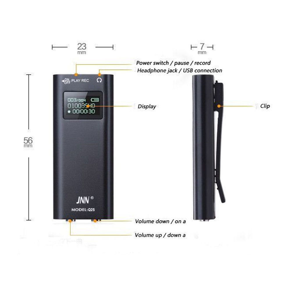 QZT M2 Model Long Time Voice Recorder Voice Recorder Sim Card