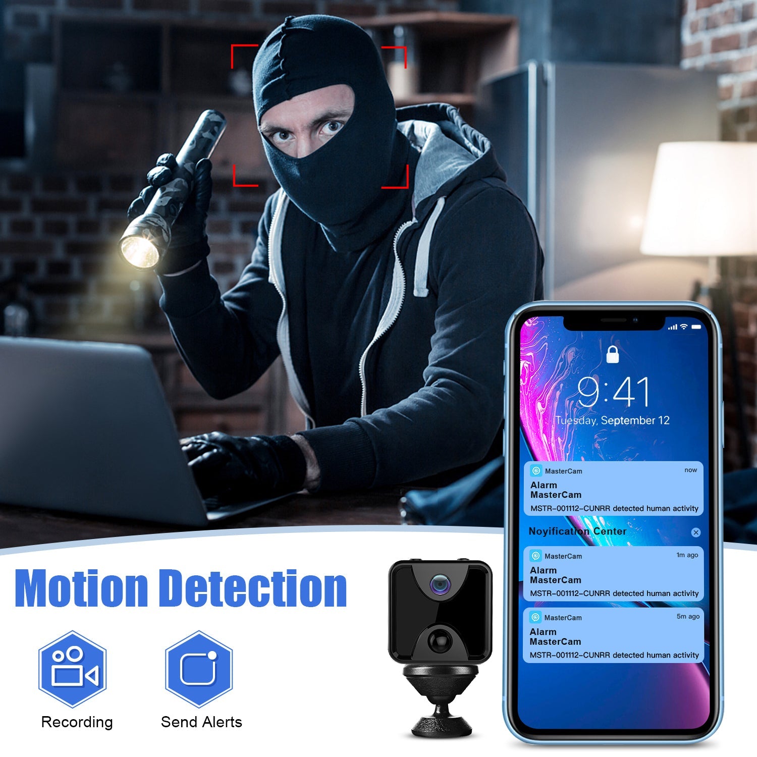 NEW R7 Spy Camera Wireless WiFi Monitoring Remote Network HD Mini Camera