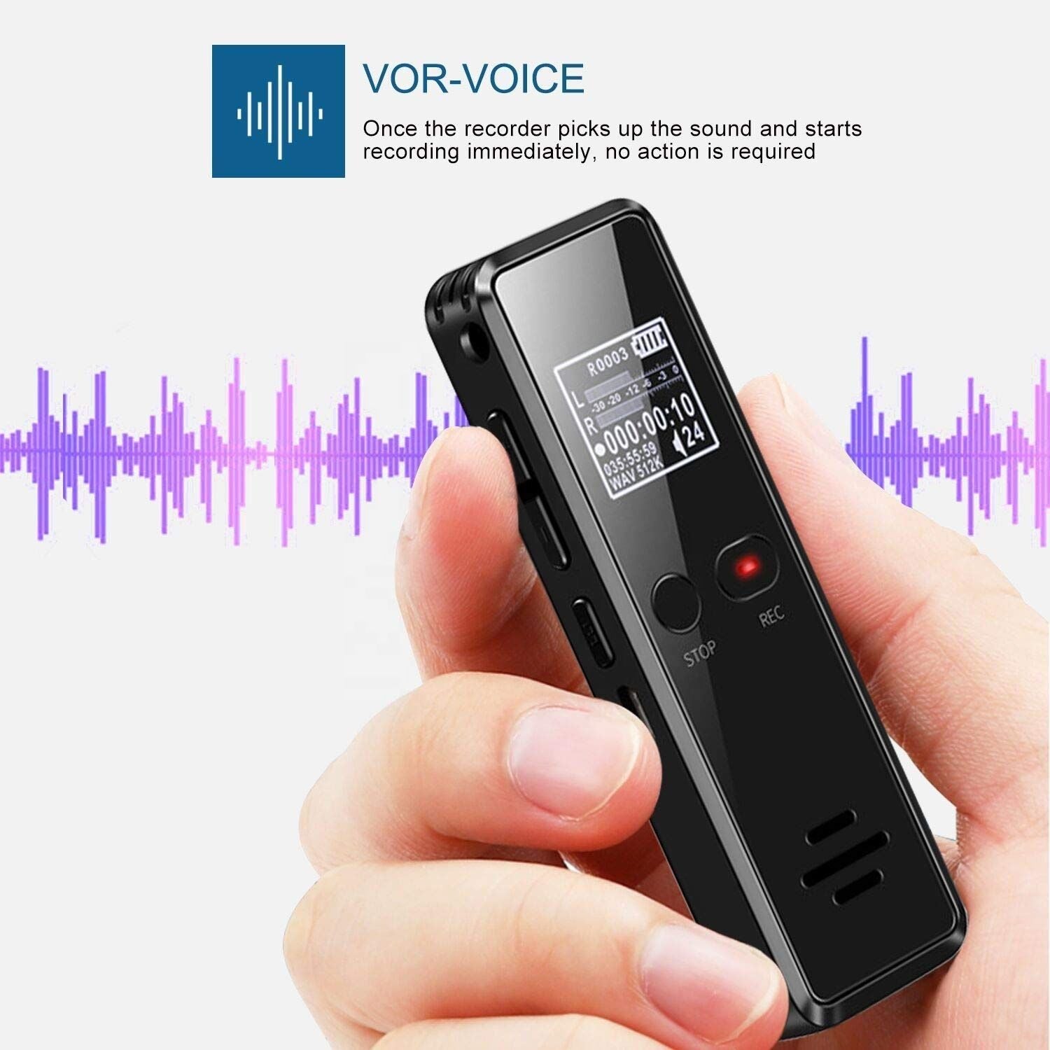 QZT V90 Inventory Clearance In Italy And Uk V90 32gb Digital Voice Recorder