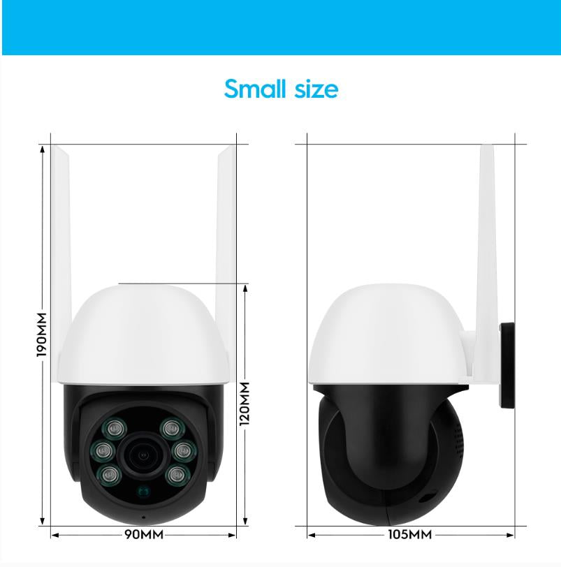 Hot Sell QZT W38E 1080P Waterproof CMOS Sensor Video Recorder Tuya Remote Alarm Push ip camera wifi