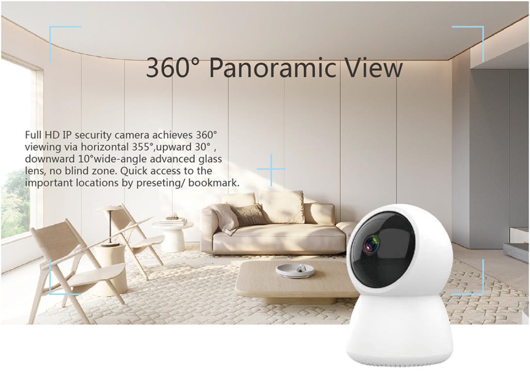 High Quality ZX-C24 1080P Tuya Video Recorder Night Vision intelligent Motion detection wifi ip camera