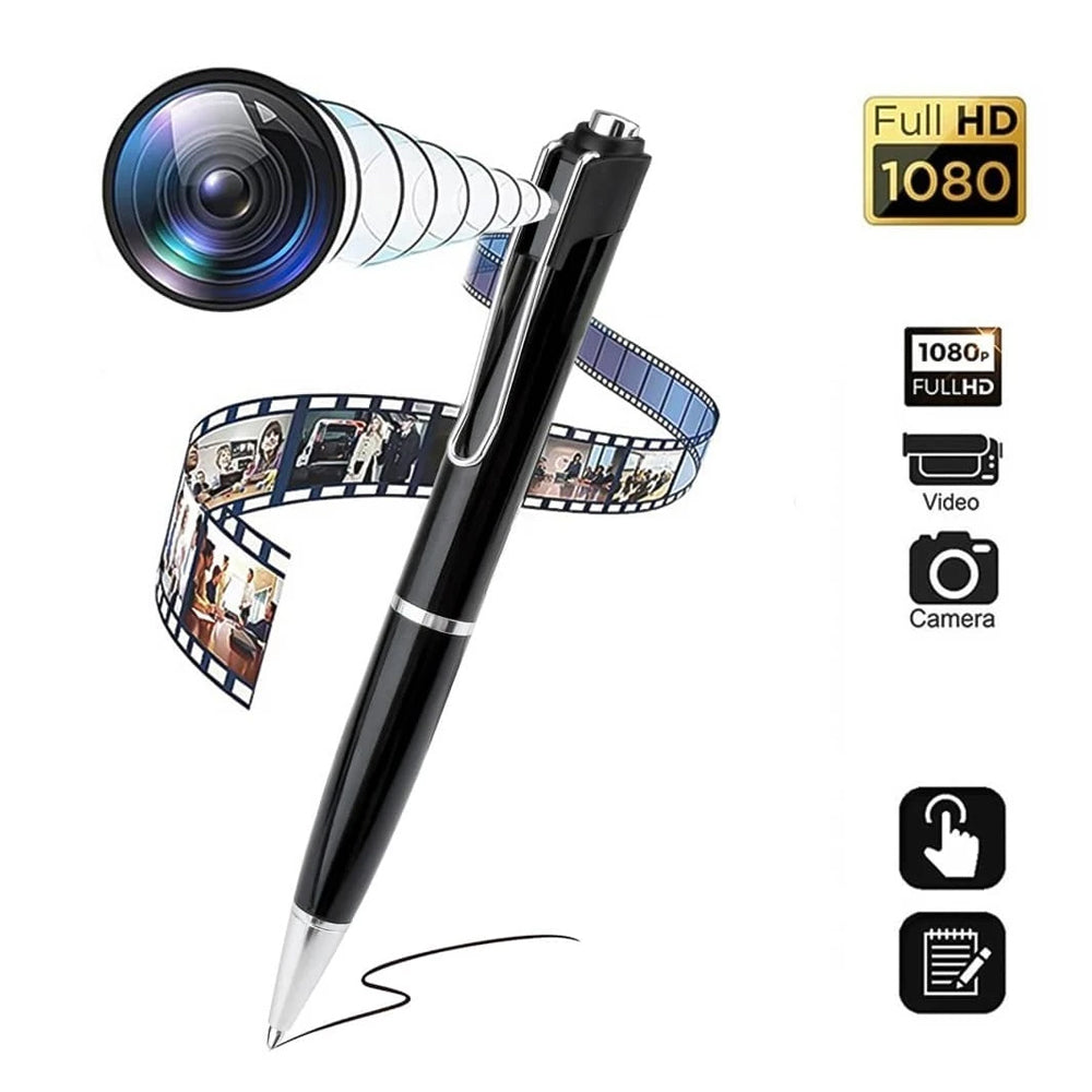 W9 1080p Hd Mini Camera Pen Portable DVR Professional Digital Voice Video Recorder Pen for Conference Meetings