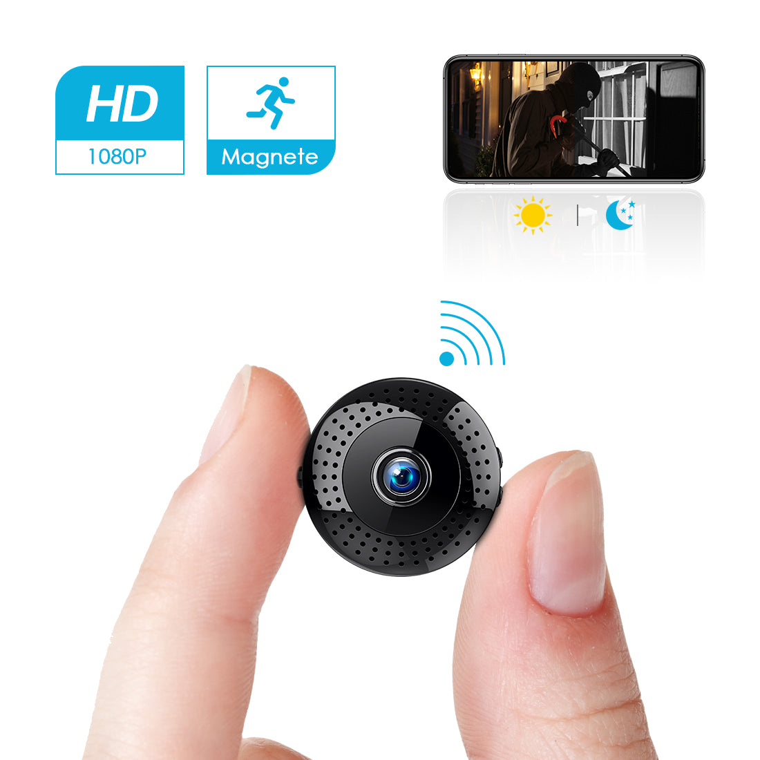 L27 Mini Camera Hidden Night Vision Full Hd 1080p Wireless Wifi Spy Camera